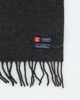 Chaps Grey Wool Blend Scarf