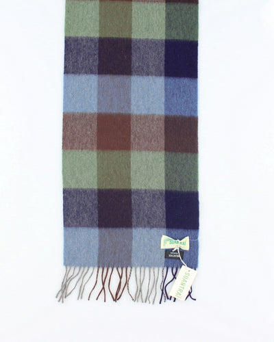 Deadstock Suantrai Wool Checked Scarf