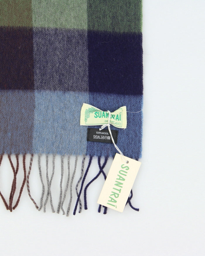 Deadstock Suantrai Wool Checked Scarf