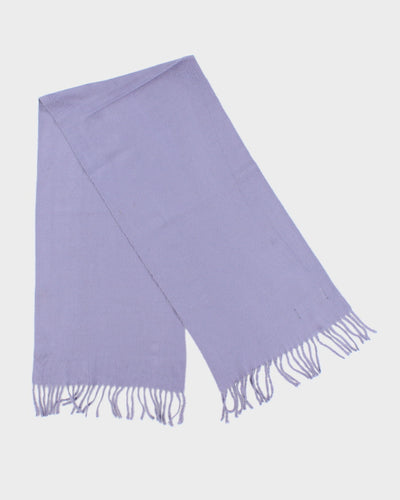 Vintage Royal Rossi Purple Cashmere Scarf