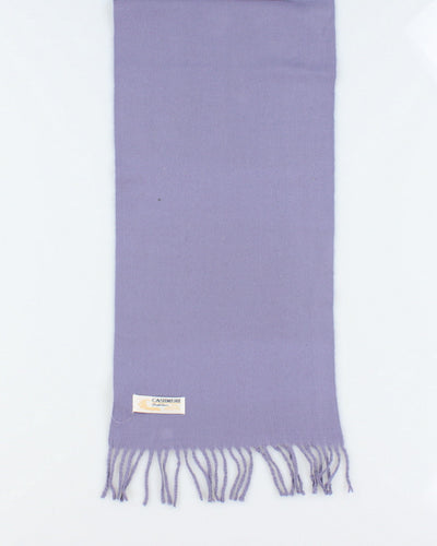 Vintage Royal Rossi Purple Cashmere Scarf