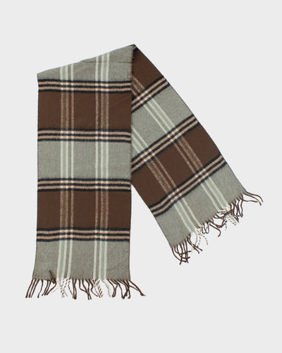 Vintage Royal Rossi Cashmere Checked Scarf