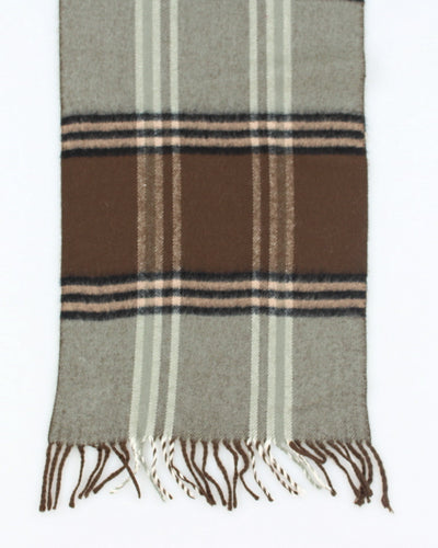 Vintage Royal Rossi Cashmere Checked Scarf