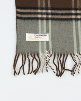 Vintage Royal Rossi Cashmere Checked Scarf