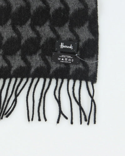 Harrods Cashmere Pattern Scarf