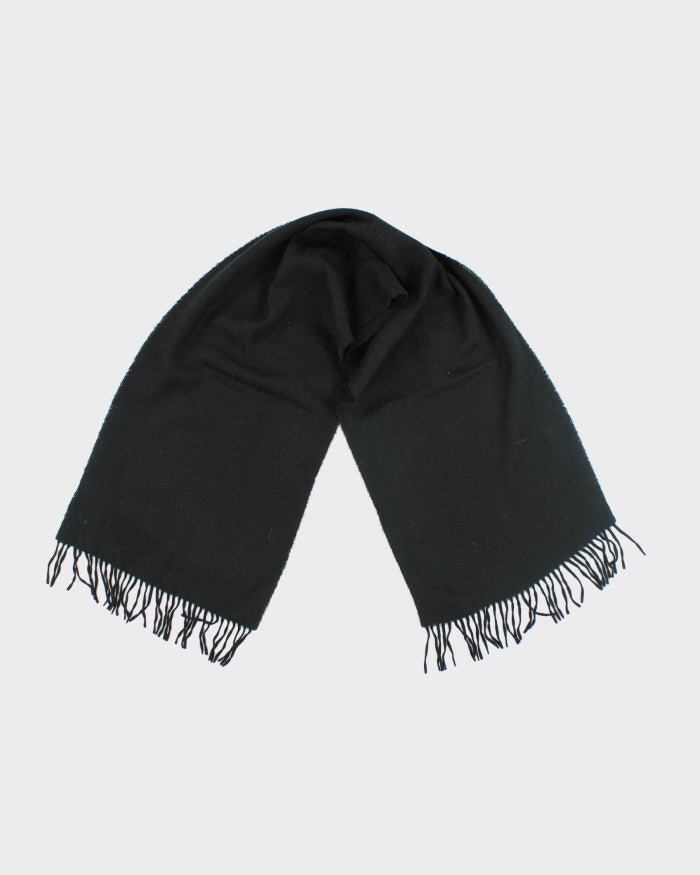 Vintage Cashmere Black Scarf