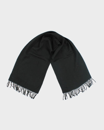 Vintage Cashmere Black Scarf
