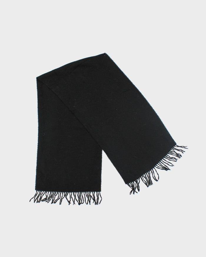 Vintage Cashmere Black Scarf