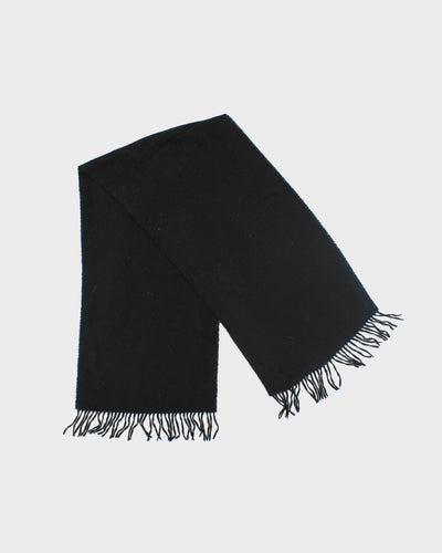 Vintage Cashmere Black Scarf