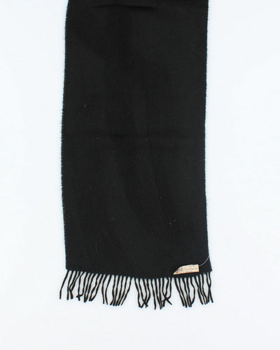 Vintage Cashmere Black Scarf