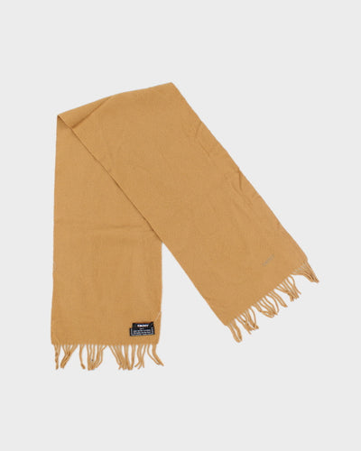 DKNY Brown Wool Scarf