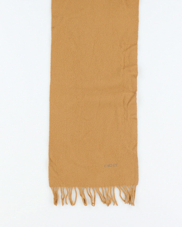 DKNY Brown Wool Scarf