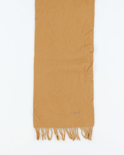 DKNY Brown Wool Scarf
