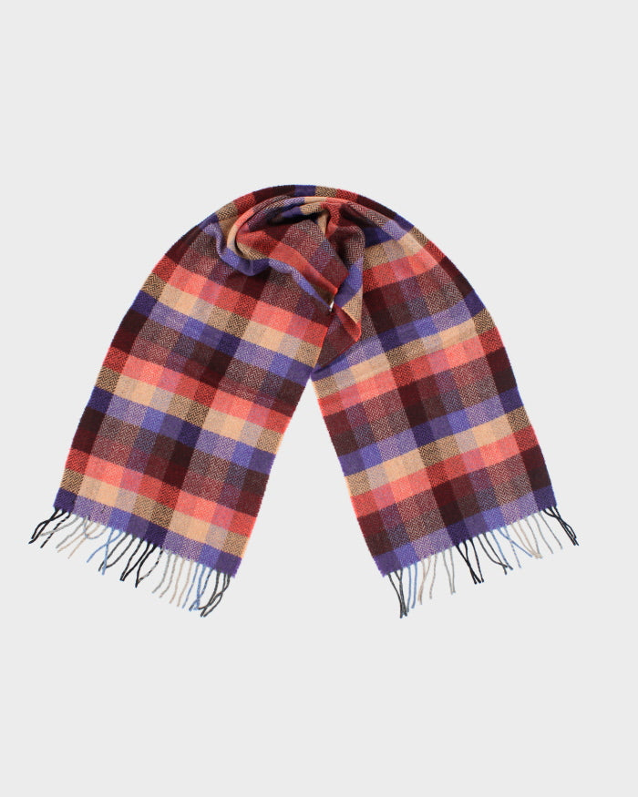 Hilary Radley Wool Blend Checked Scarf