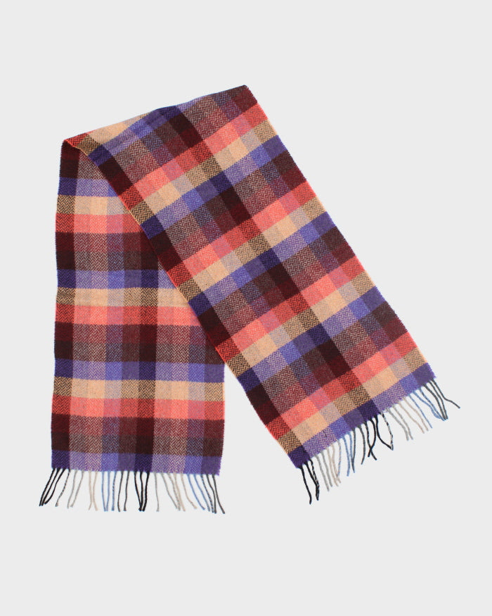 Hilary Radley Wool Blend Checked Scarf