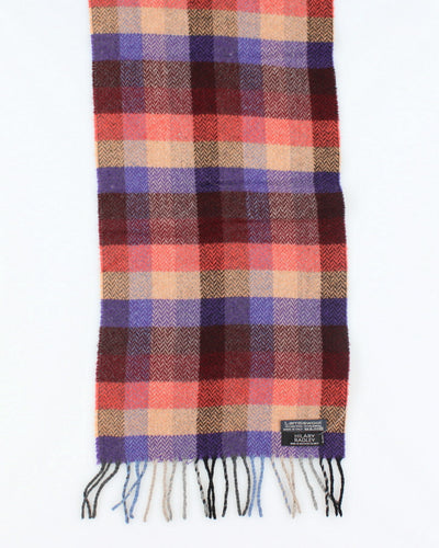 Hilary Radley Wool Blend Checked Scarf