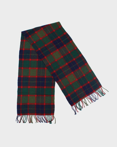 Vintage Drakes Wool Checked Scarf