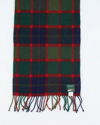 Vintage Drakes Wool Checked Scarf