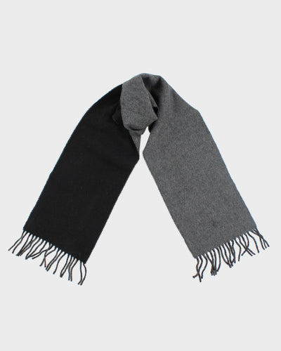 Vintage Polo Ralph Lauren Grey Wool Scarf