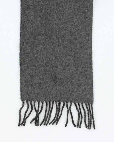 Vintage Polo Ralph Lauren Grey Wool Scarf