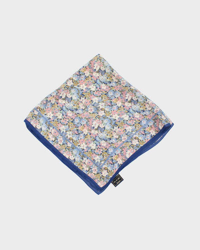 Vintage Floral Silk Scarf