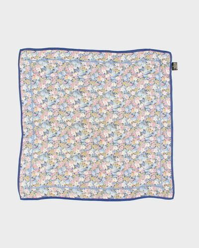 Vintage Floral Silk Scarf