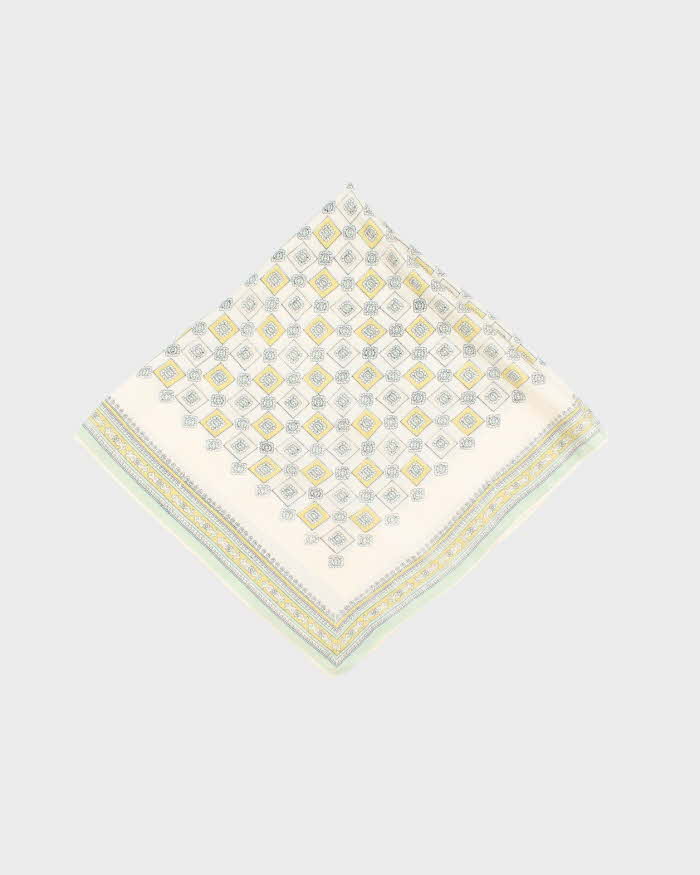 Vintage Pattern Silk Scarf