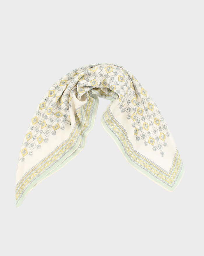 Vintage Pattern Silk Scarf