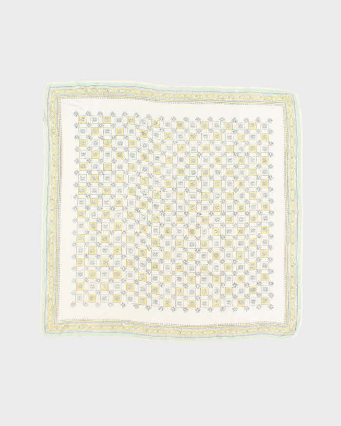 Vintage Pattern Silk Scarf