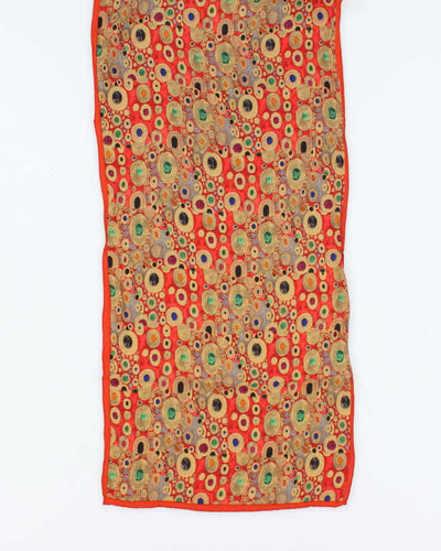 Vintage Fox & Chave Silk Scarf