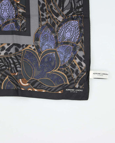 Vintage Adrienne Landau Silk Scarf