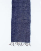 Vintage Blue Wool Scarf