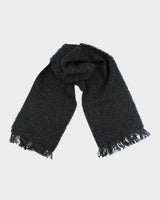 Vintage Black Wool Scarf