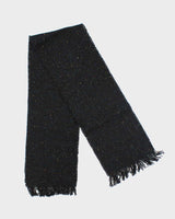 Vintage Black Wool Scarf