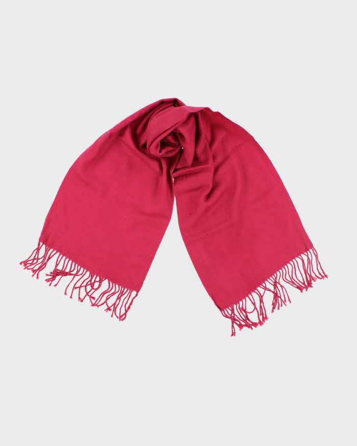 Vintage Royal Rossi Pink Cashmere Scarf