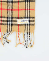 Vintage Royal Rossi Cashmere Checked Scarf