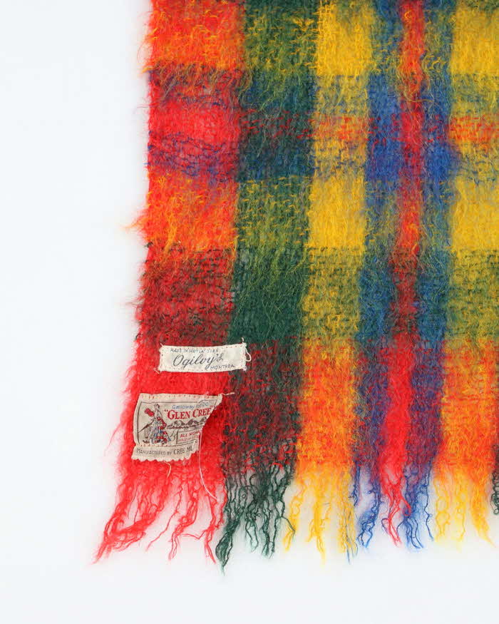 Vintage 60s Glen Gree Moahir Scarf