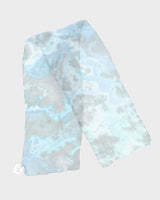 Handmade Blue Sheer Silk Scarf