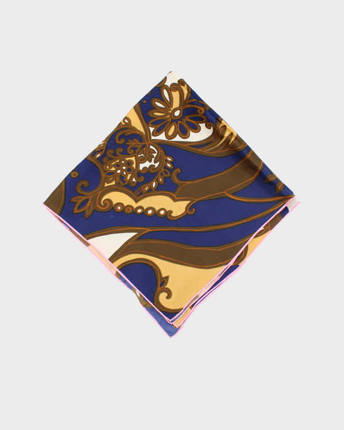 Vintage Pattern Silk Scarf