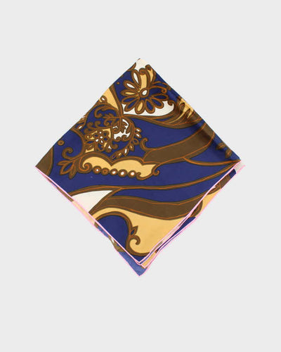 Vintage Pattern Silk Scarf