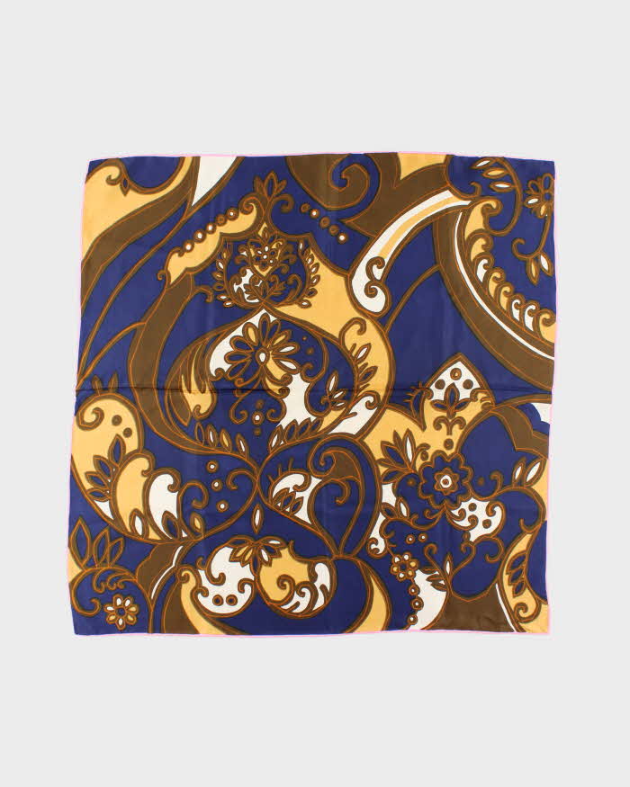Vintage Pattern Silk Scarf