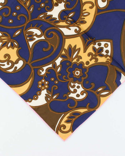 Vintage Pattern Silk Scarf