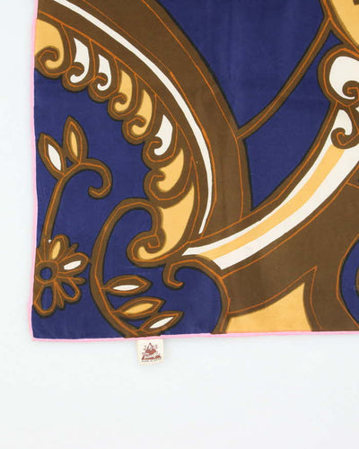 Vintage Pattern Silk Scarf