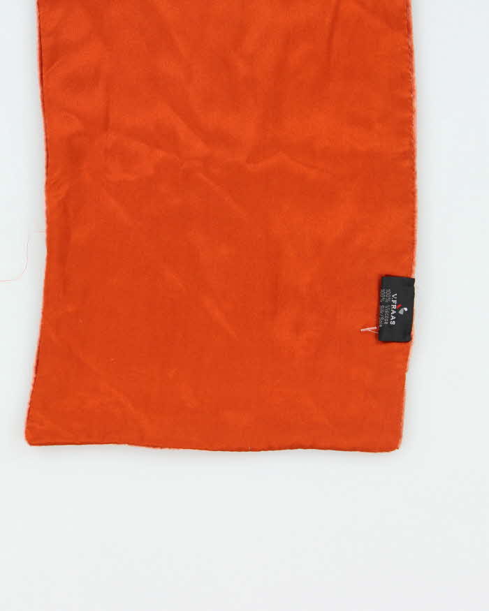 Vintage Y2k Silk &amp; Velvet Beaded Scarf