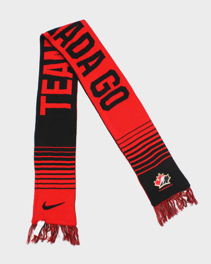 Y2k 00s Nike Canada Hockey Scarf