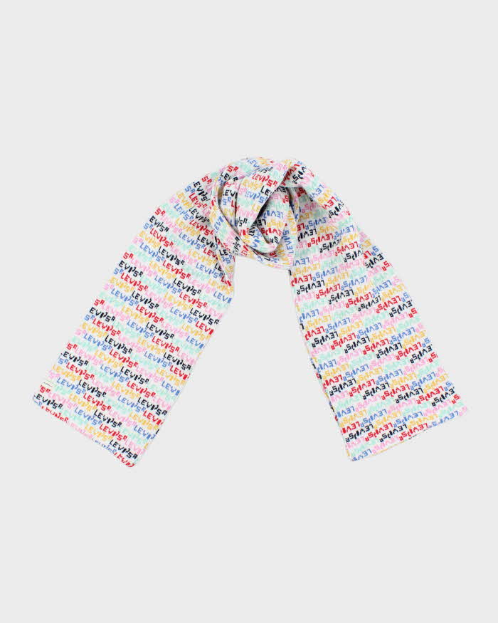 Y2k 00s Levi's Monogram Scarf