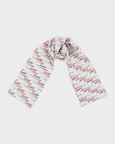 Y2k 00s Levi's Monogram Scarf