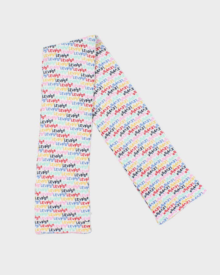 Y2k 00s Levi's Monogram Scarf