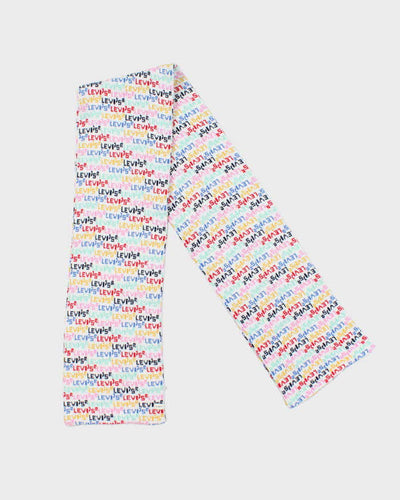 Y2k 00s Levi's Monogram Scarf