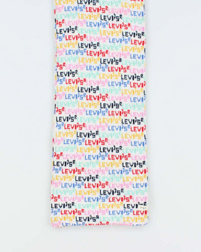 Y2k 00s Levi's Monogram Scarf
